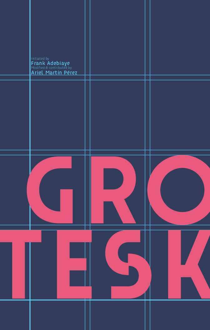 Grotesk Typeface Promotion